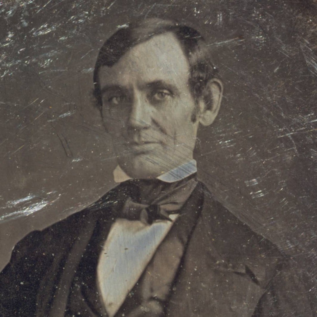 Lincoln's nose in the 1846 Shepherd photograph