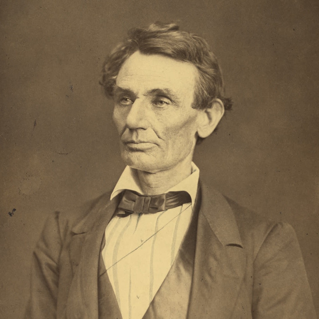 Lincoln's nose in the 1860 Hesler photograph