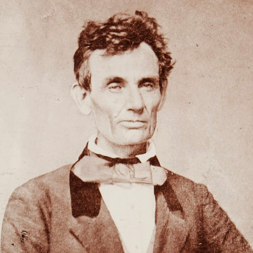 Lincoln photograph, 1854 · Von Schneidau