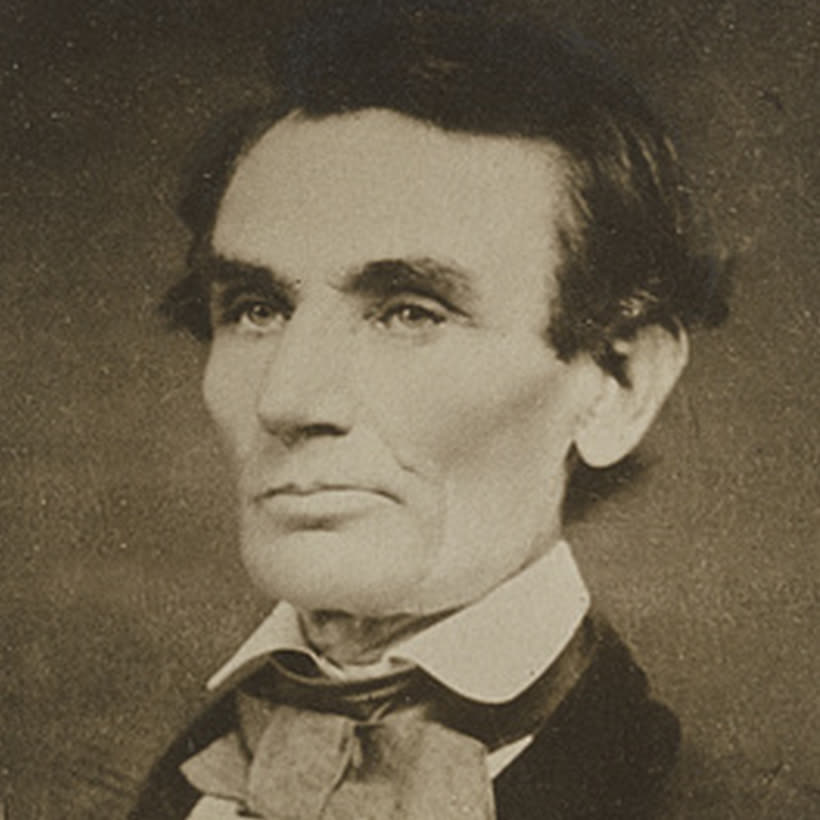 Lincoln photograph, 1858 · Alschuler