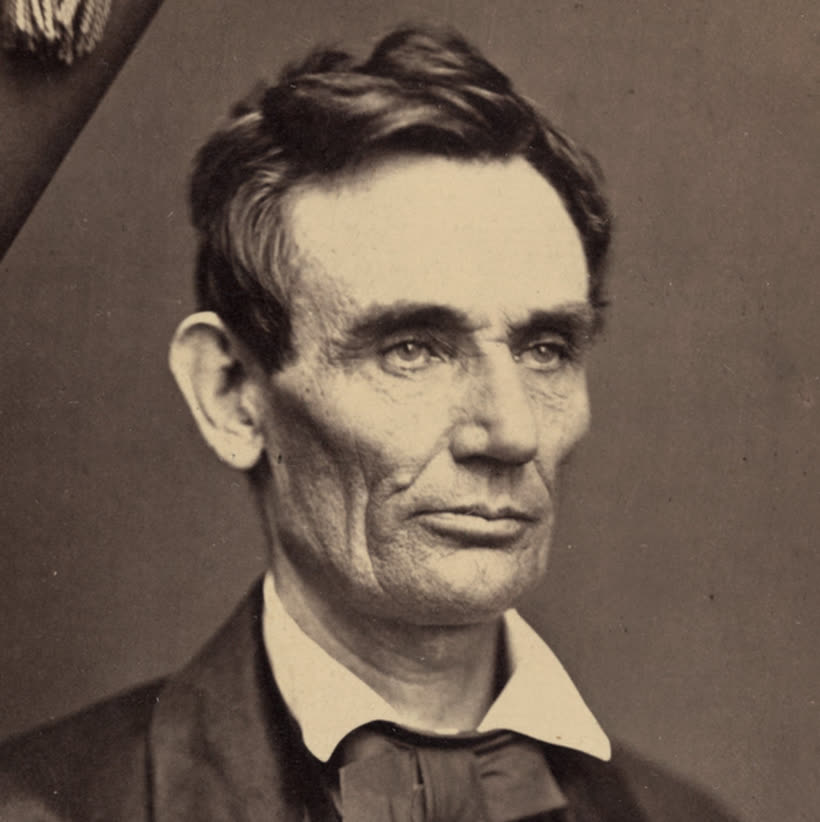 Lincoln photograph, 1858 · Cole
